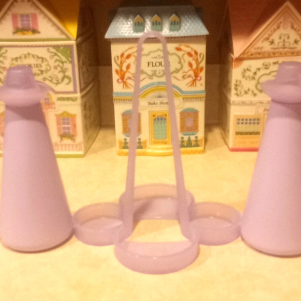Tupperware Impressions Condiment Cruet Caddy Set- 3352A-3 - Picture 11 of 12